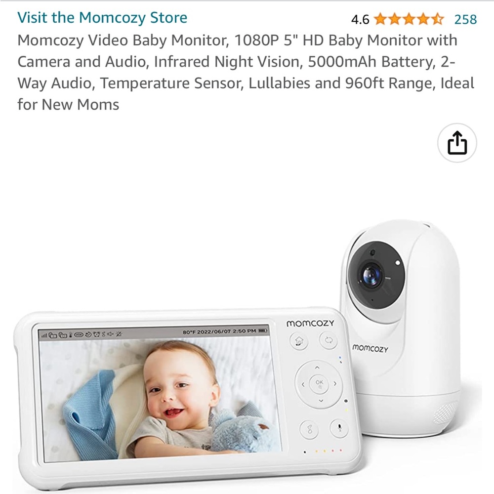 Momcozy baby monitor